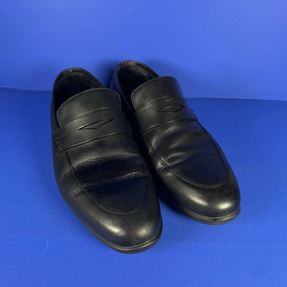 Allen Edmonds Lake Como Penny Loafers Shoes Men's 10 Italy Made Leather Slip On‎